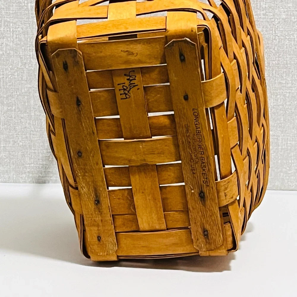 Longaberger 1999 Spring Farmhouse Wooden Basket - Picture 9 of 9